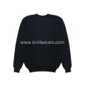 Men's Soft Cotton Pineapple Texture Crewneck Pullover